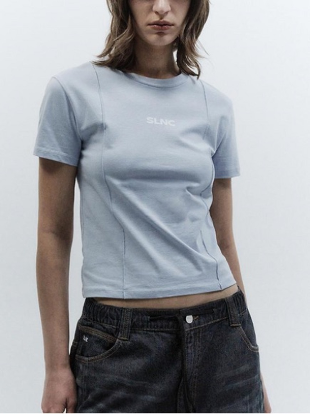 SLNC Slim Fit T-Shirts_Light Blue